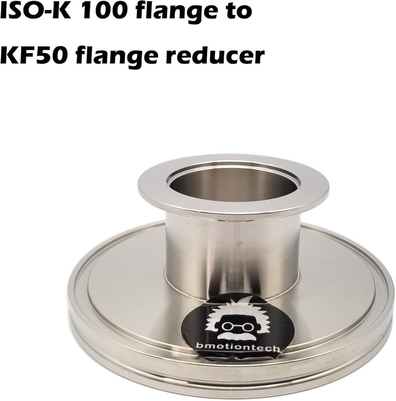 BROWNIAN MOTION TECHNOLOGY ISO100 KF reducer ISO-K 100 flange to KF50 flange straight reducer converter adapter - Image 2